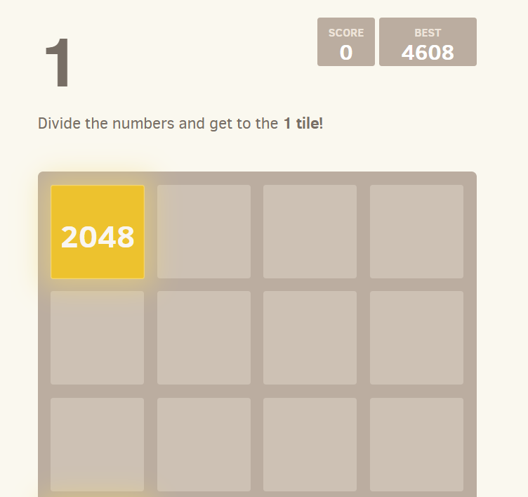 1 tile